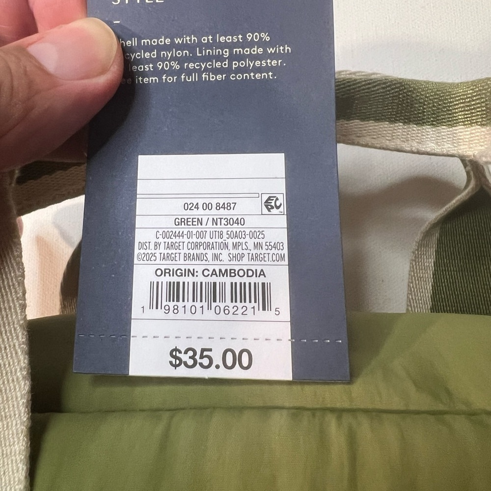 NWT Universal Thread Olive Green Backpack🔥🔥 - Picture 5 of 8